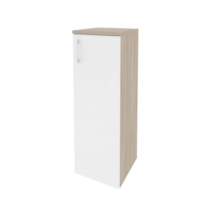 Шкаф средний узкий правый ОНИКС О.СУ-2.3(Р) Дуб Аттик/Белый / ONIX O.SU-2.3(R)_0