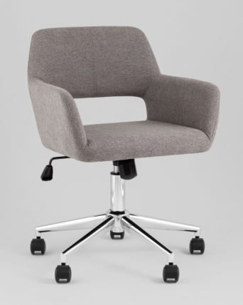 Стул офисный РОСС рогожка темно-серый / ROSS_0