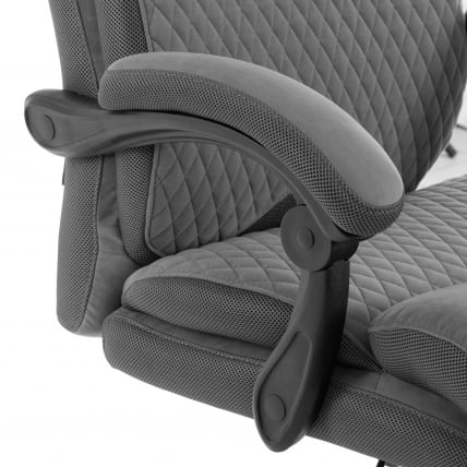 Кресло руководителя Чиеф металБЛ велюр/ткань, серый, 29/ТВ-12 / Chief metalBL 29/TW-12_7