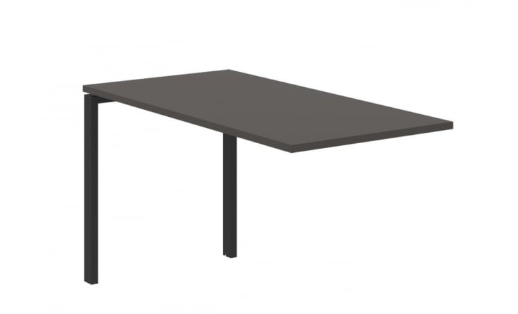 Брифинг-приставка ЕДИС ЕУБ 1367 Дуб Денвер темный Черный / EDIS EUB_0