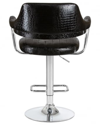 Стул барный ДОБРИН CХАРЛЙ (черный крокодил) 2 шт / DOBRIN CHARLY_5