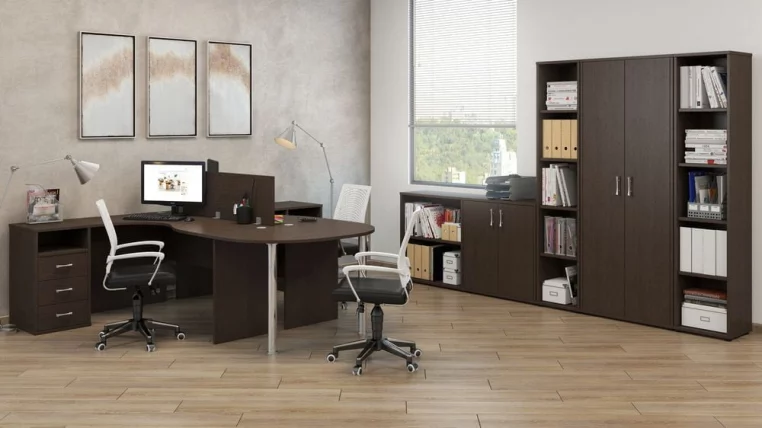 Стеллаж высокий ТРД29653001 Темный дуб / TRD29653001_1