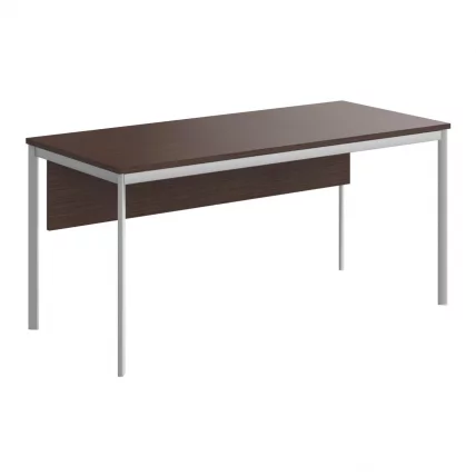 Стол прямой ИМАГО-С СП-4СД венге магия алюминий / IMAGO-S СП-4SD_0