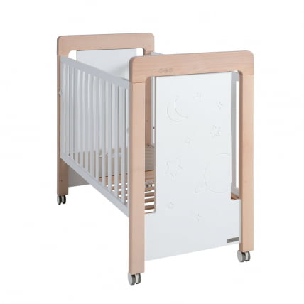 Кроватка 120кс60 с ЛЕД-подсветкой Микуна Магиc Мум Релакс Ватер воод/Вхите / 120x60 LED-подсветкой Micuna Magic Mum Relax Water wood/White_0