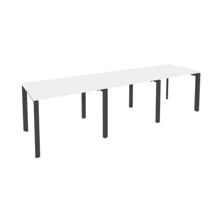 Рабочая станция на П-образном м/к ОНИКС О.МП-РС-3.1.8 Белый Бриллиант/Антрацит / ONIX O.MP-RS-3.1.8_0