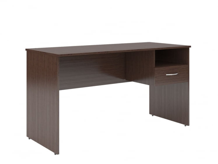 Стол письменный (С-1400) с правой подвесной тумбой Легно Темный / (S-1400)_0