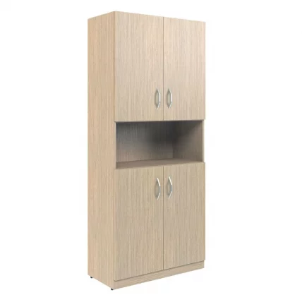 Шкаф с 2-мя комплектами глухих малых дверей СР-5В.4 (Дуб Сонома Светлый) / SR-5W.4_0