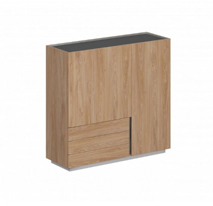 Шкаф левый Оливер ОЛ-060-20-17.ГН.ГН.ГН.Л Гикори натуральный / Oliver OL-060-20-17.GN.GN.GN.L_0