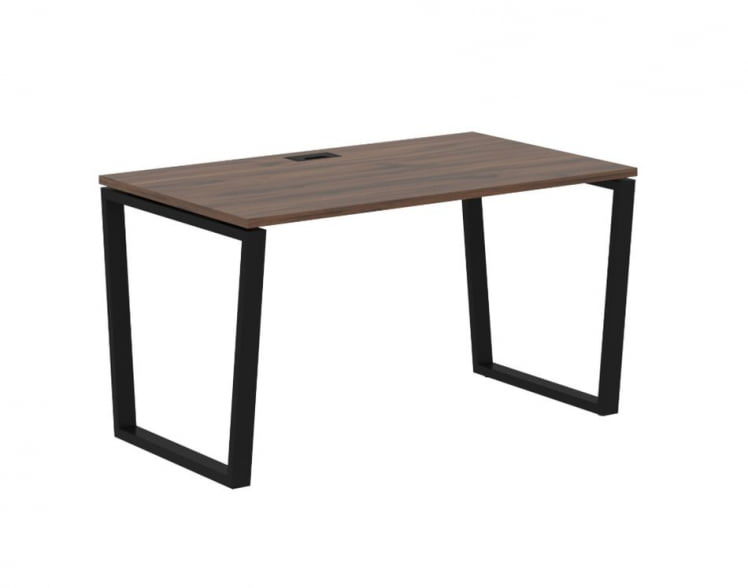 Стол письменный ЕДИС ЕВСТ 1380 Дуб Денвер темный Черный / EDIS EVST_0