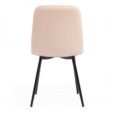 Стул CХИЛЛЙ МАКС ткань/металл, 45 х 54 х 90 см , бежевый 08/черный / CHILLY MAX_3