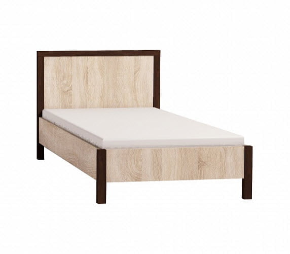 Кровать (900) БАУХАУС 5 Бодега светлый / BAUHAUS_0