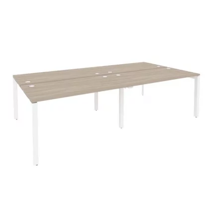 Рабочая станция на П-образном м/к ОНИКС О.МП-Д.РС-4.3.7 Дуб Аттик/Белый / ONIX O.MP-D.RS-4.3.7_0
