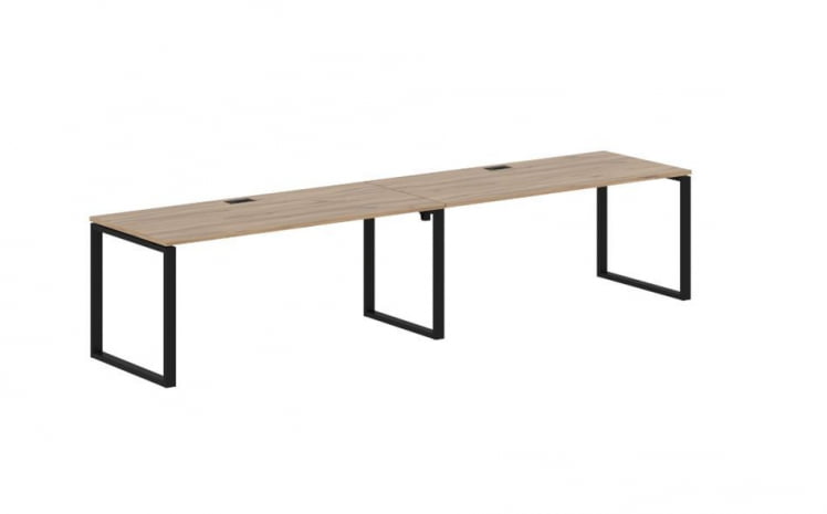 Бенч-система ЕДИС ЕКВСТ 3580 Дуб Денвер светлый Черный / EDIS EQWST_0