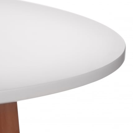 Стол МАРС (мод. Т1004) МДФ/дерево, 80 х 80 х 75 см , Вхите (Белый) / Натурал (натуральный) / MARS (mod. T1004) White Natural_1