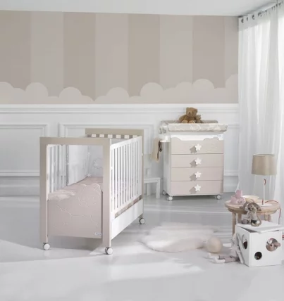 Комод Микуна Долсе Лусе пеленальный Б-1673 вхите/санд / Micuna Dolce Luce B-1673 white/sand_2