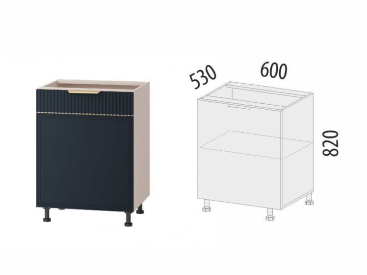 Напольный шкаф (лев/прав) Флоренция 108.43_5