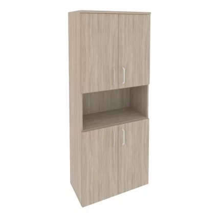 Шкаф высокий широкий (4 низких фасада ЛДСП) ОНИКС О.СТ-1.5 Дуб Аттик / ONIX O.ST-1.5_0