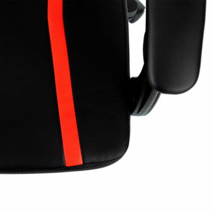 Кресло компьютерное БРАБИКС Шоотер ГМ-123, 2 подушки, экокожа, черное/красное / BRABIX Shooter GM-123,_17