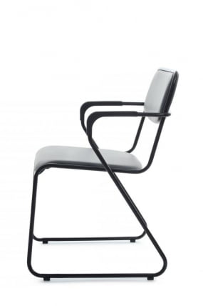 Кресло Никс Плус РCХ ОМКЛ-03Б Серый/Металл Черный / Nix Plus RCH OMKL-03B_5