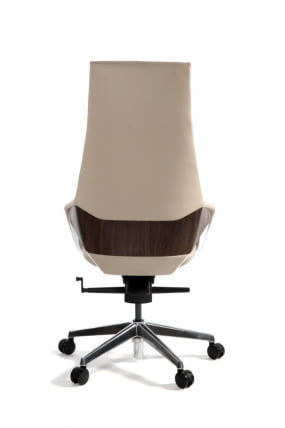 Кресло руководителя Шопен ФК 0005-А БЕИГЕ ЛЕАТХЕР / FK 0005-A BEIGE LEATHER_4