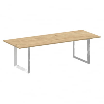 Стол переговорный на О-образном м/к ОНИКС ДИРЕCТ ЛУКС М-О.МО-ПРГ-25 Тиквуд светлый / ONIX DIRECT LUX M-O.MO-PRG-25_0