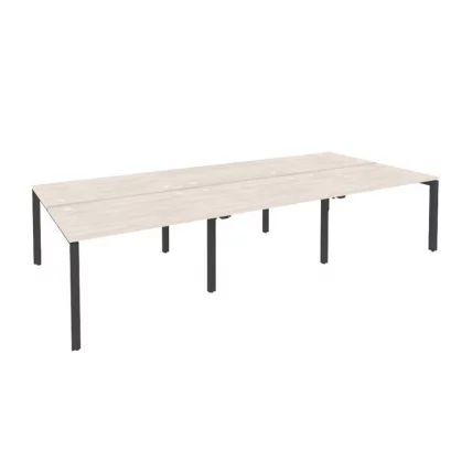 Рабочая станция на П-образном м/к ОНИКС О.МП-Д.РС-6.2.8 Денвер Светлый/Антрацит / ONIX O.MP-D.RS-6.2.8_0