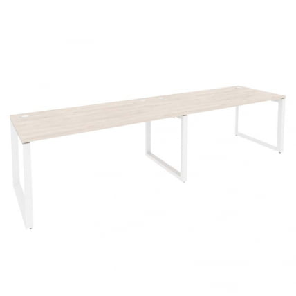 Рабочая станция на О-образном м/к ОНИКС О.МО-РС-2.4.8 Денвер Светлый/Белый / ONIX O.MO-RS-2.4.8_0