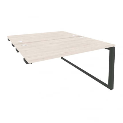 Стол-приставка двойной на О-образном м/к к опорым элем. ОНИКС О.МО-Д.СПР-3.8 Денвер Светлый/Антрацит / ONIX O.MO-D.SPR-3.8_0