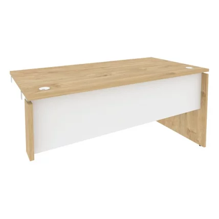 Стол-приставка правый к опорным элементам ОНИКС О.СПР-4.8Р Тиквуд Светлый/Белый / ONIX O.SPR-4.8R_0