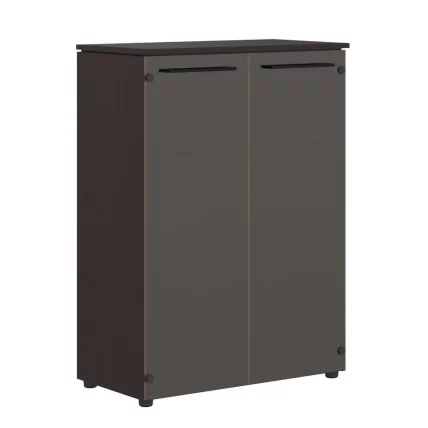 Шкаф со стеклянными дверьми ММC 85.2 Венге Магия-тонированное стекло / MMC_0