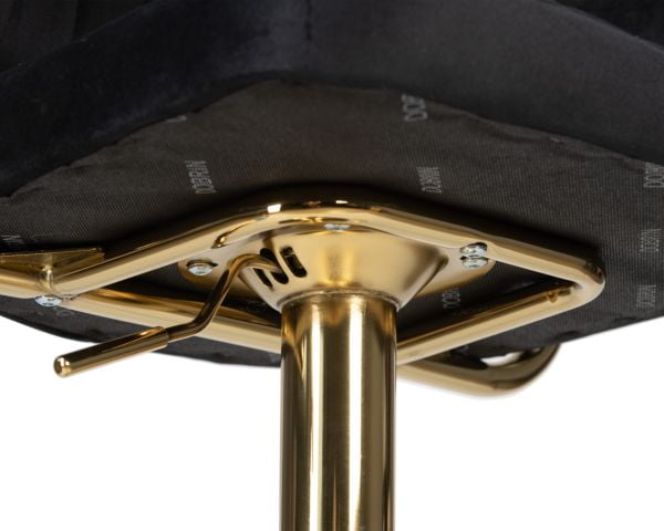 Стул барный ДОБРИН CХАРЛЙ ГОЛД (черный велюр (МДЖ9-101)) 2 шт / DOBRIN CHARLY GOLD (MJ9-101))_9