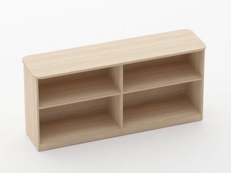 Тумба приставная к столу Глассй 3.18.104 Дуб молочный / Glassy_0