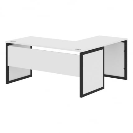 Стол письменный угловой левый КСТЕН-КП КСКПCТ 1615 Л Белый Антрацит / XTEN-QP XQPCT L_0