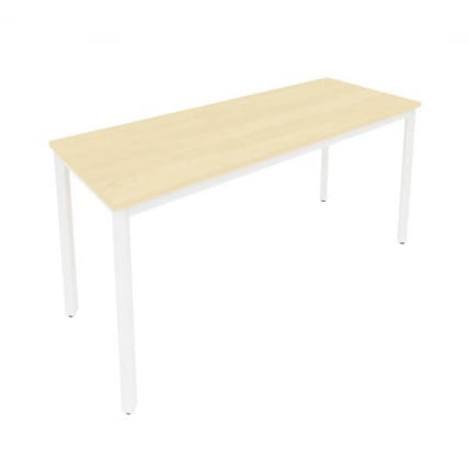 Стол письменный на металлокаркасе СЛИМ СЙСТЕМ С.СП-6.1 Клен-Белый / SLIM SYSTEM_0