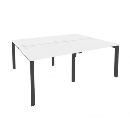 Рабочая станция на П-образном м/к ОНИКС О.МП-Д.РС-4.1.8 Белый Бриллиант/Антрацит / ONIX O.MP-D.RS-4.1.8_0