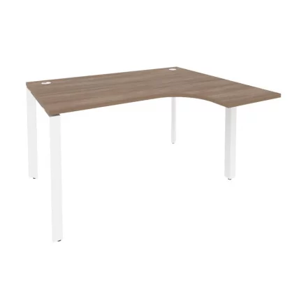 Стол эргономичный правый на П-образном м/к ОНИКС О.МП-СА-3Р Дуб Аризона/Белый / ONIX O.MP-SA-3R_0