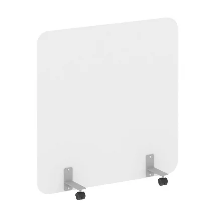 Перегородка на металлических опорах, на роликах Р-лине ДП.Р-120-120 Белый Бриллиант / R-line DP.R-120-120_0