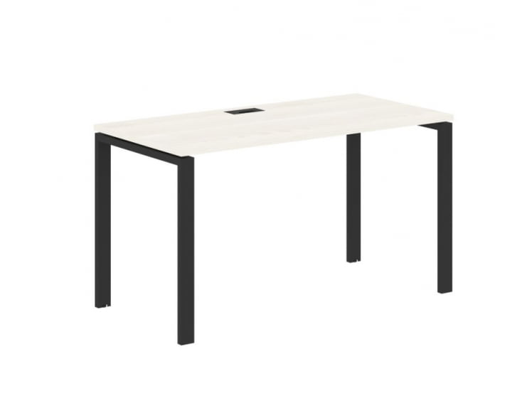 Стол письменный ЕДИС ЕУСТ 1367 Ясень Траун Черный / EDIS EUST_0