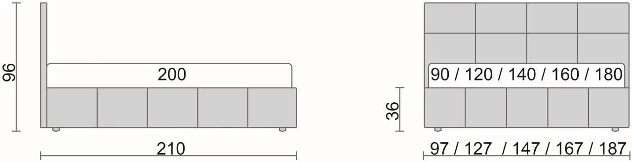 Кровать Лилиана Бежевый_68174 / Liliana_1