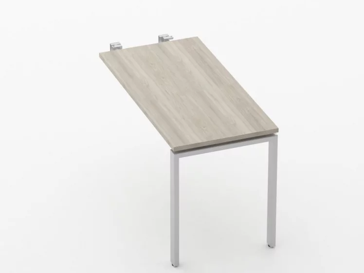 Брифинг-приставка для стола на П-обр.опорах Дека 7.10.12 Дуб Сантана светлый / Deka_0