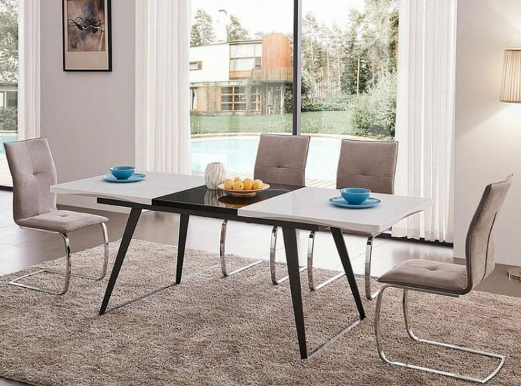 Стол-трансформер ДТ-93 Белый/Черный / DT-93_0