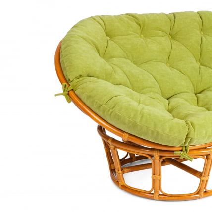 Диван МАМАСАН/МАМАСАН 23/02 В /с подушкой/ подушка 182х119 см, 169х102х80 см, Пекан (орех), флок, олива, 23 / MAMASAN/МАМАСАН W Pecan_5