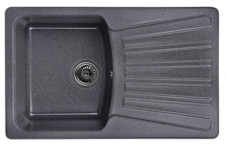 Кухонная мойка ГРАНУЛА 8001 Графит / GRANULA_0