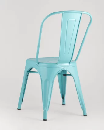Стул ТОЛИКС с высокой спинкой Голубой матовый / TOLIX_4