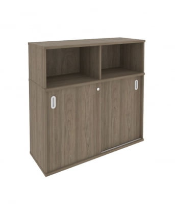 Шкаф-купе приставной Метал Сйстем Б.ШК-3 Вяз/Белый / Metal System_0