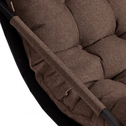 Кресло Чарли / Чарли без подлокотника рогожка, коричневый, 3М7-147, 70х70х84 см / Charli_12