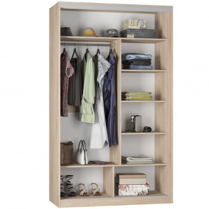 Шкаф-купе Б-220х135х60-2(Венге-Д9Д10) / B-220х135х60-2(Венге-D9D10)_1