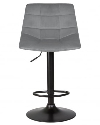 Стул барный ДОБРИН ТАИЛОР БЛАCК (серый велюр (МДЖ9-75)) / DOBRIN TAILOR BLACK (MJ9-75))_5
