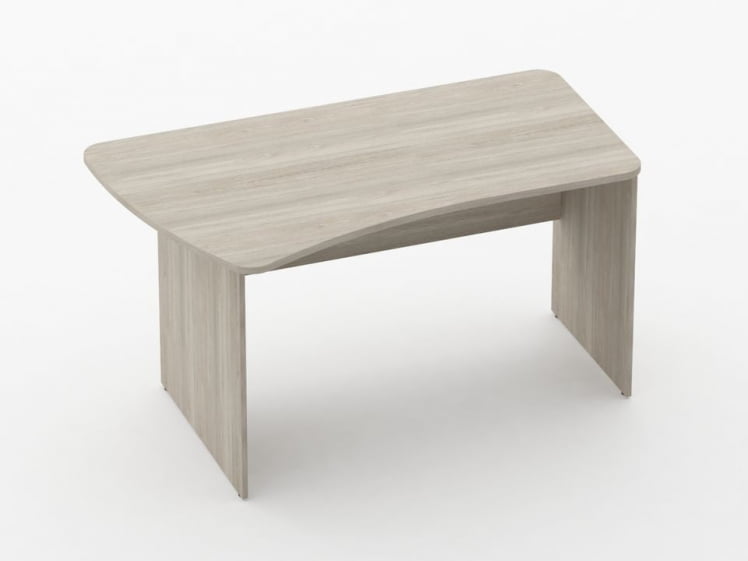 Стол эргономичный Глассй 1.12.14Л Дуб сантана светлый / Glassy_0