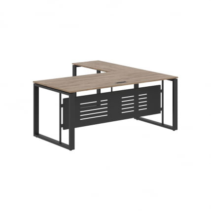 Стол с боковой приставкой ЕНИО ЕCТ 1819М Кария Пальмира/Антрацит / ENIO ECT 1819M_1